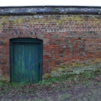 Ickworth walled garden door